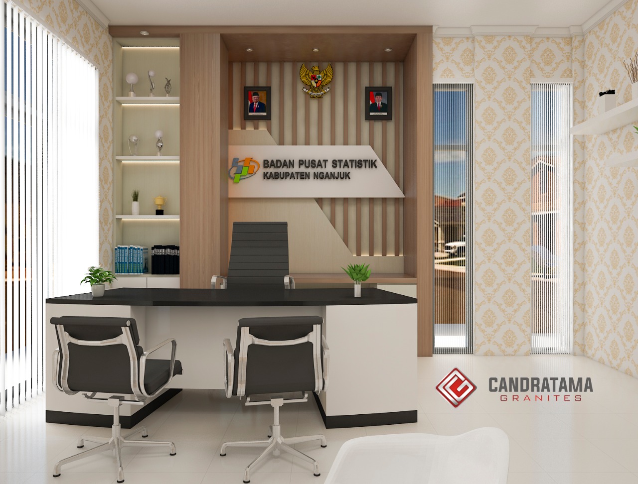 Interior Kantor BPS Kab Nganjuk