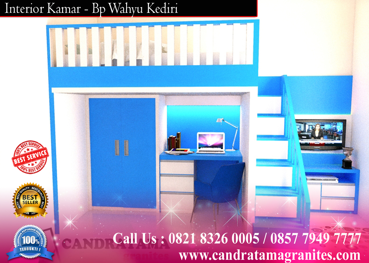  Interior  Kamar Anak  Biru Desain Interior  Kediri Interior  