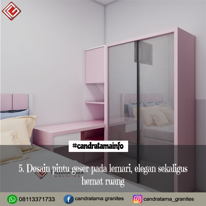 Tips Memilih Lemari  di Kamar  Kecil  Interior Kamar  Minimalis  Candratama