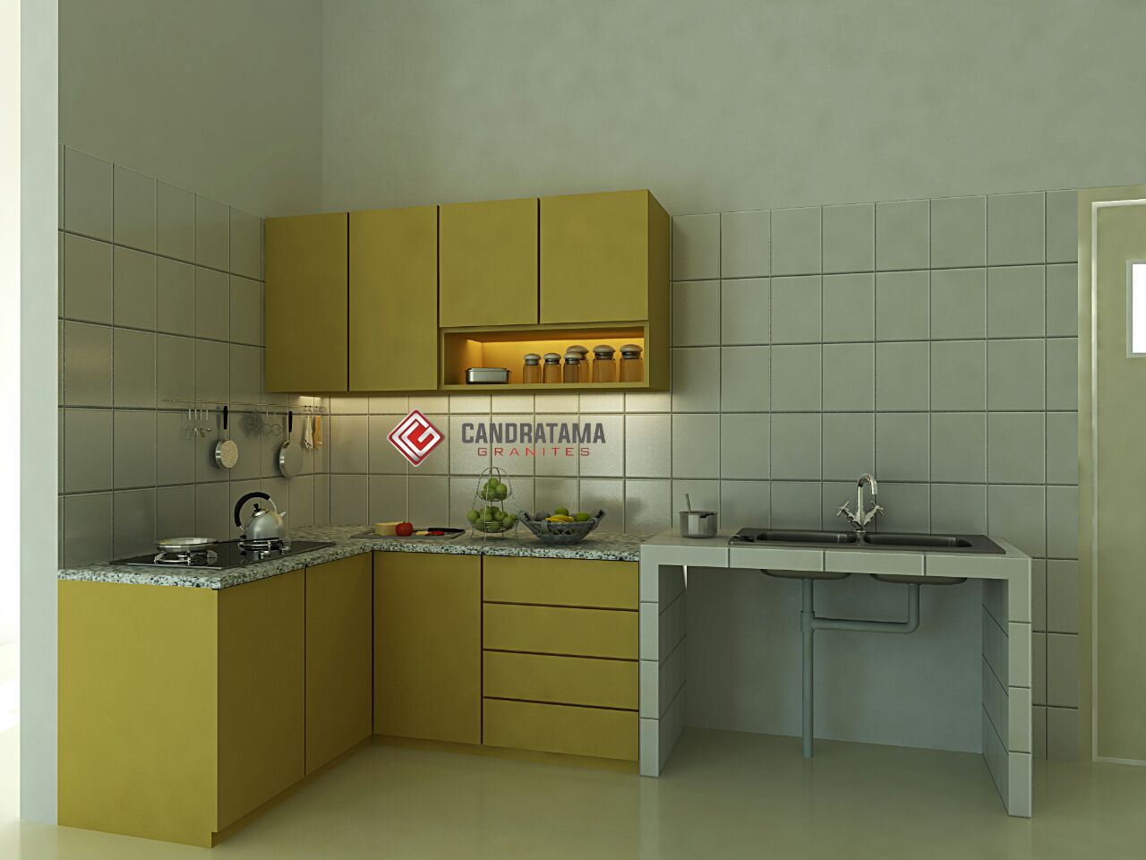 Contoh Desain Interior Kitchen Set Minimalis, Bikin Pengen! - JASA ...