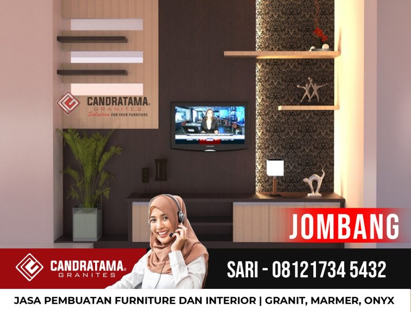 Desain interior backdrop resepsionis kantor Jombang-desain interior backdrop tv minimalis Jombang -rak tv minimalis Jombang-lemari tv minimalis Jombang-meja resepsionis Jombang-interior kantor Jombang-backdrop tv ruang keluarga Jombang