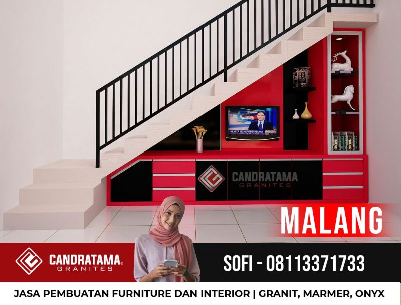 Desain interior backdrop resepsionis kantor Malang-desain interior backdrop tv minimalis Malang -rak tv minimalis Malang-lemari tv minimalis Malang-meja resepsionis Malang-interior kantor Malang-backdrop tv ruang keluarga Malang