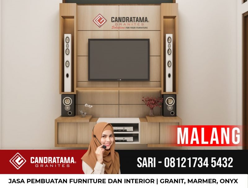 Desain interior backdrop resepsionis kantor Malang-desain interior backdrop tv minimalis Malang -rak tv minimalis Malang-lemari tv minimalis Malang-meja resepsionis Malang-interior kantor Malang-backdrop tv ruang keluarga Malang