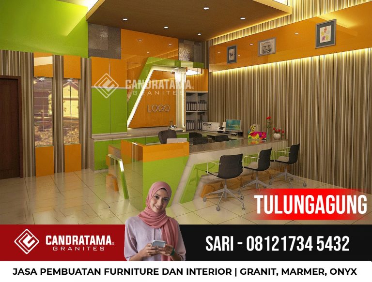 5 Inspirasi Desain Interior Backdrop Resepsionis Kantor Minimalis
