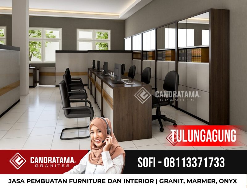 5 Inspirasi Desain Interior Backdrop Resepsionis Kantor Minimalis