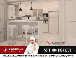 Inspirasi kitchen set minibar