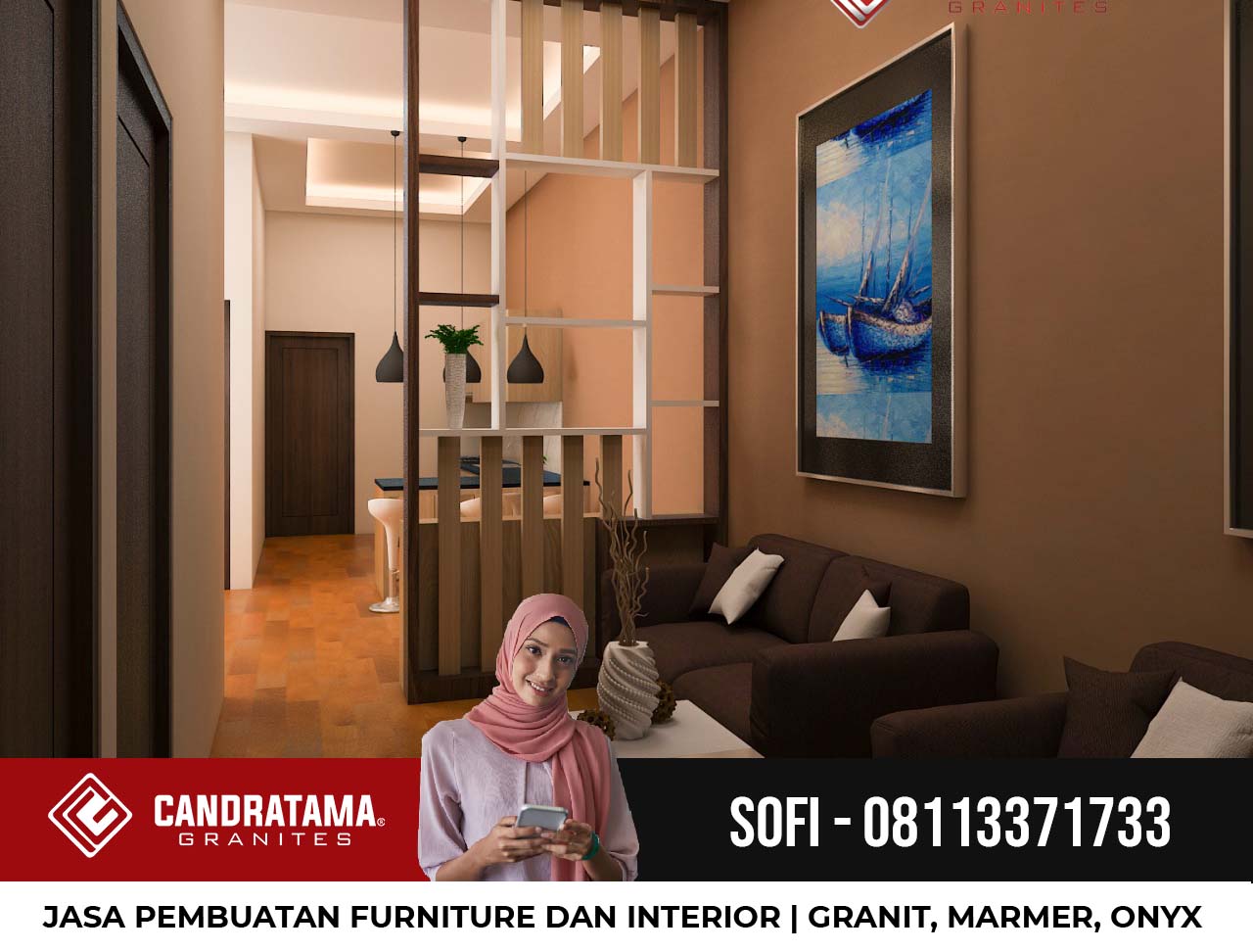interior ruang tamu