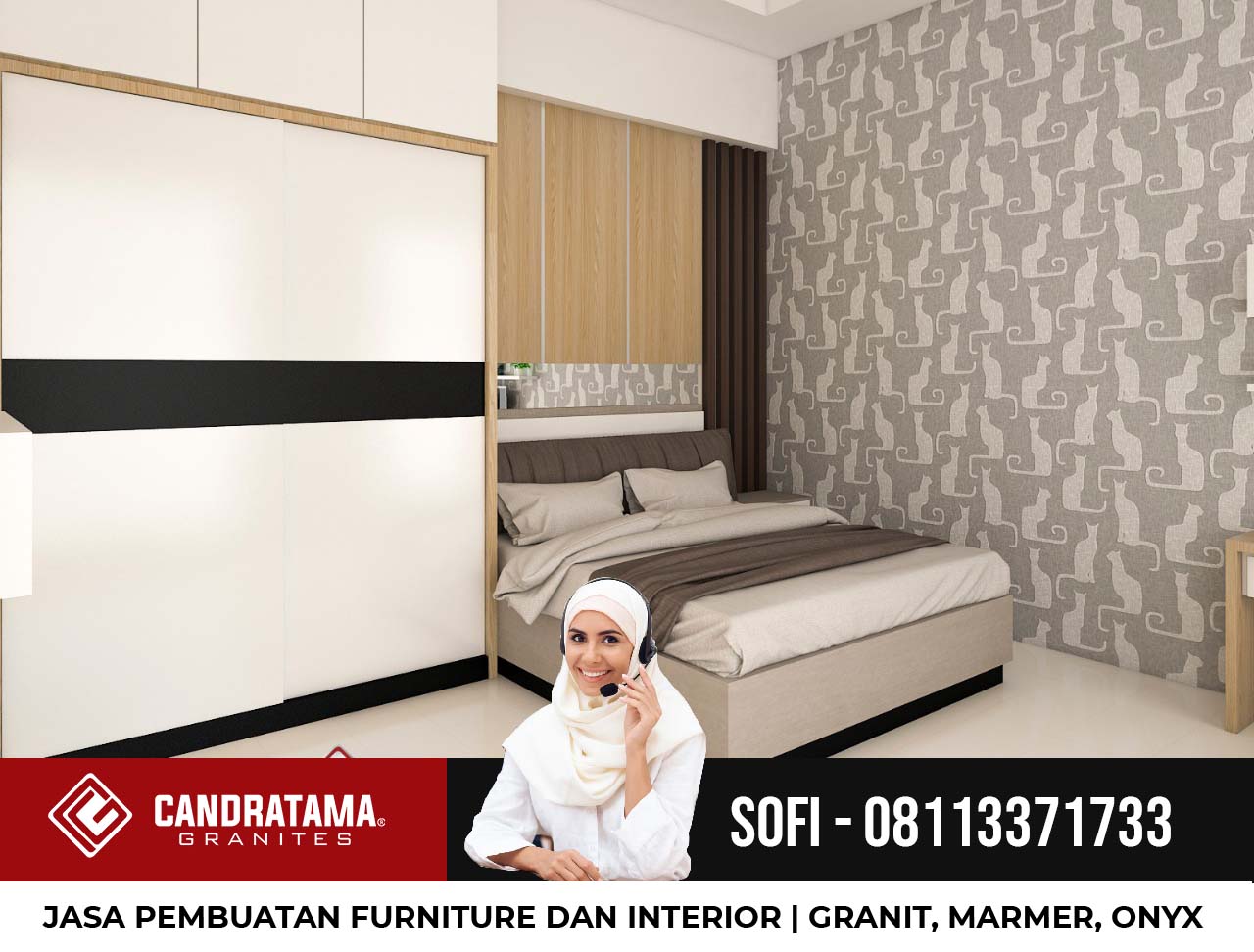 interior kamar tidur minimalis