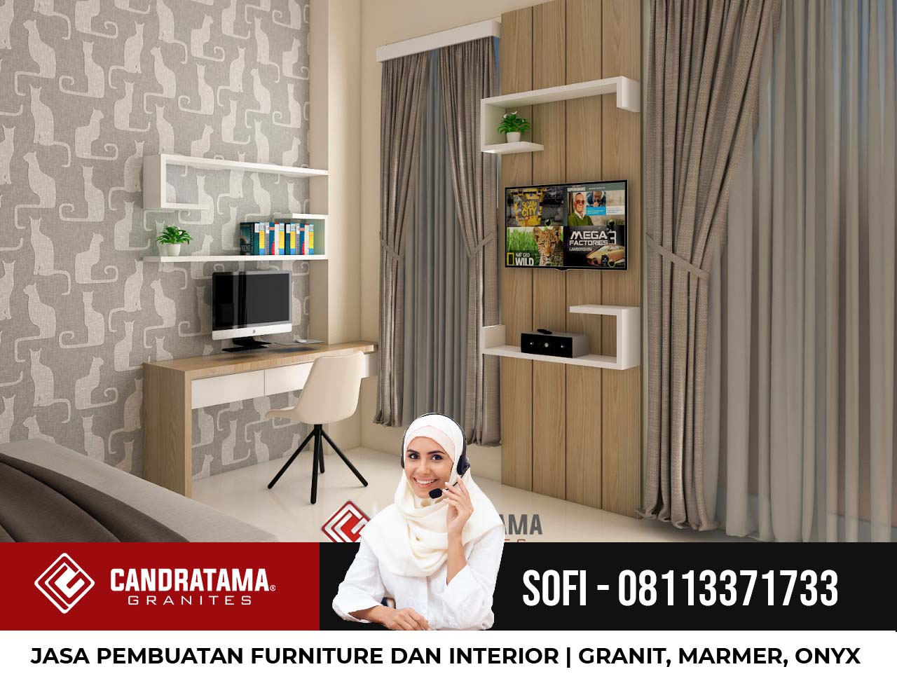 interior kamar tidur minimalis